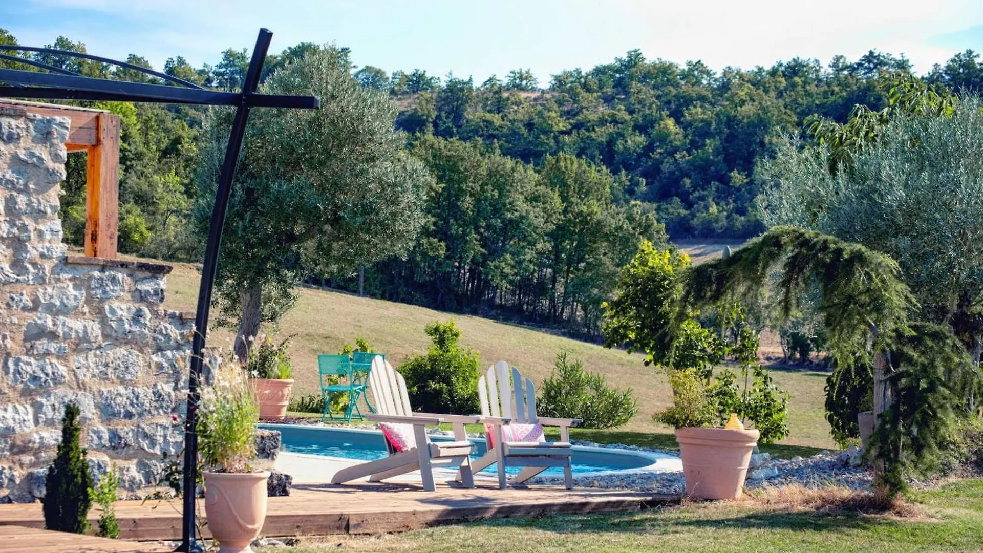 Casa Guillarmou - Evasion Enchantee Avec Piscine Chauffee, Spa & Clim - Vue Exceptionnelle Castelnau-de-Montmiral Tatil Evi