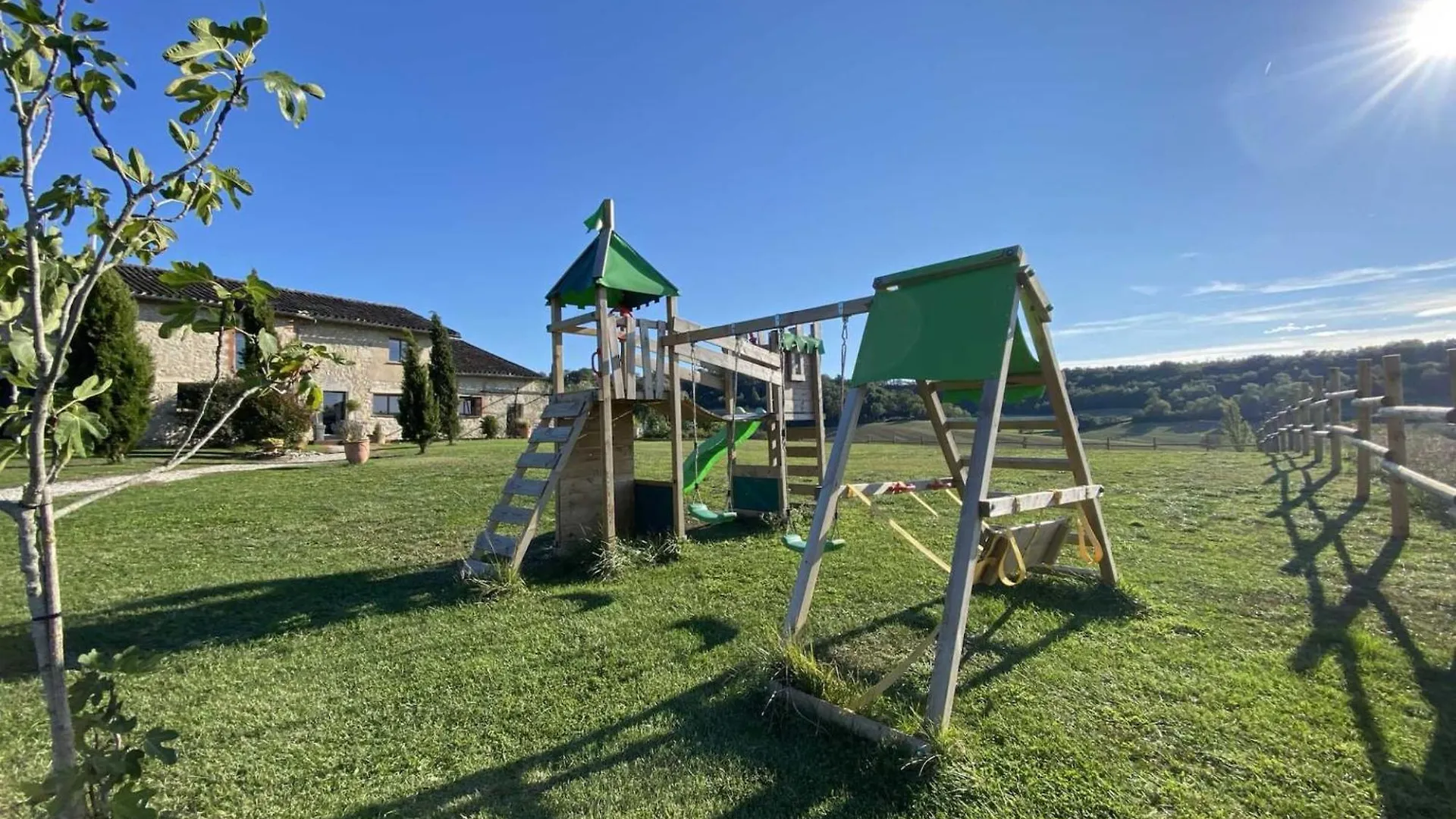 Tatil Evi Casa Guillarmou - Evasion Enchantee Avec Piscine Chauffee, Spa & Clim - Vue Exceptionnelle Castelnau-de-Montmiral